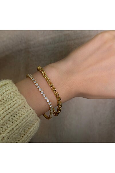 Nis Accessories Link Detaylı Bileklik