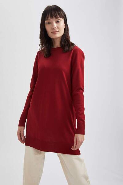 DeFacto Regular Fit Bisiklet Yaka Tunik