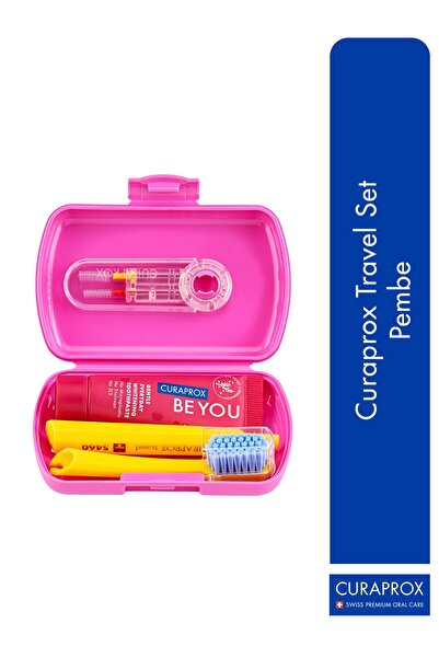 Curaprox Seyahat Fırça Seti Pembe
