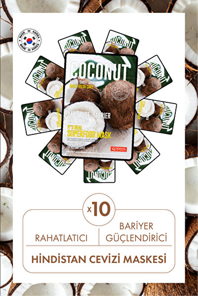 Dermal Rahatlatıcı ve Bariyer Güçlendirici Hindistan Cevizi Maskesi 25 gr 10 ...