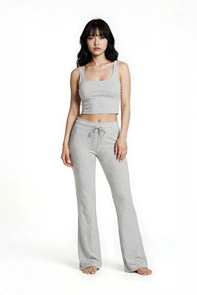 Ecrou Ecr Teen Elastic Waist Rib Pants