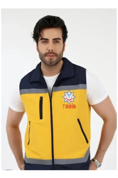 Bilenn Tekstil Tecili Aid Unisex Summer Reflective Vest - Yellow