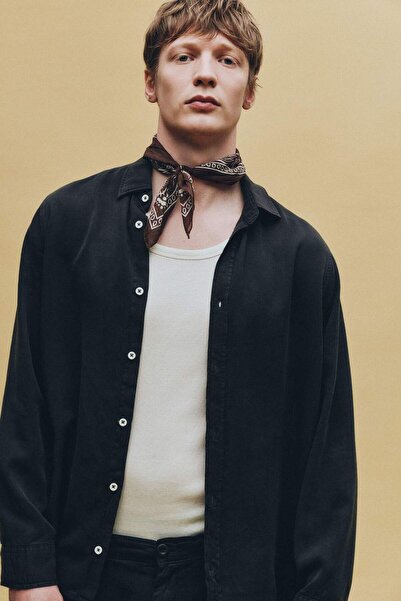 DeFacto Premium Antrasit Erkek Gömlek H0767AX/AR221