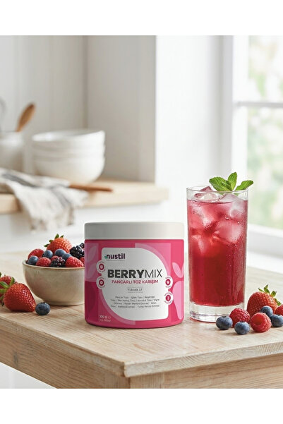 NUSTİL Berry Mix Orman Meyveli Toz Karışım 100g