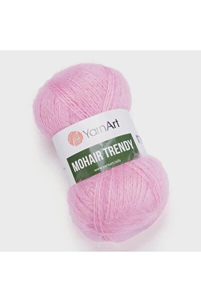 Yarnart MOHAIR TRENDY - PREĐA ZA RUČNO PLETENJE ROZE-127