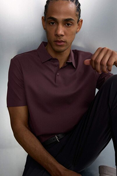 DeFacto Стандартна пола с къс ръкав и поло яка E9351AX26SP