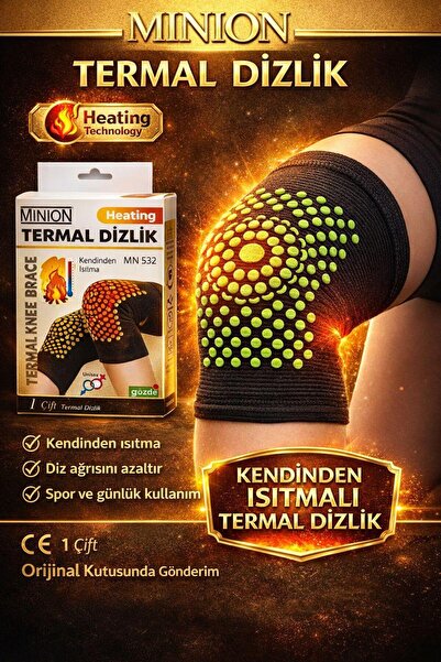 Termal Dizlik Uzun Bedensiz Unisex Kendinden Isıtıcılı Dizlik