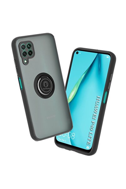 SKYDDAR INNOVATION Husă pentru Huawei P40 Lite, Glinth cu inel magnetic rotat...
