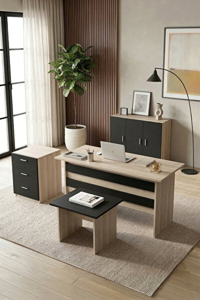 Yurudesign Vario Abce Ofis Büro Masa Takımı 3 Renk