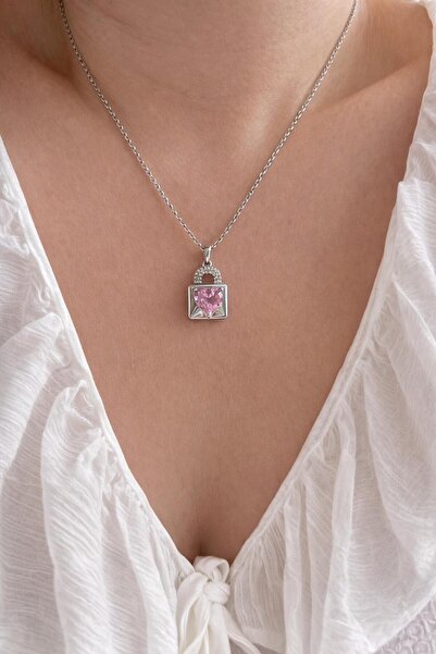 sirius jewelry 316 L Çelik Aşkın Kilidi Kolye