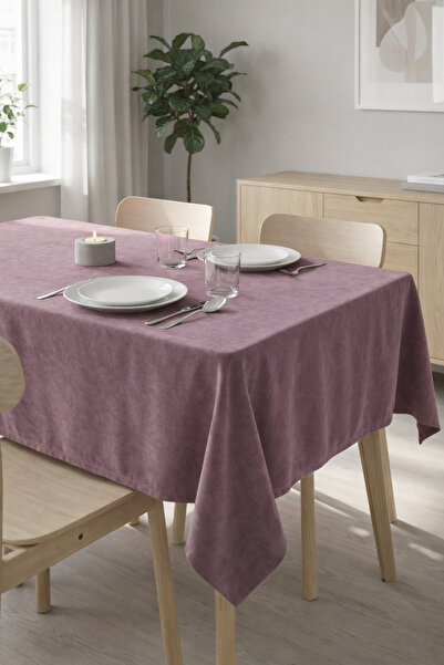 Cortibo Barcelona Dried Rose - Velvet Textured Tablecloth