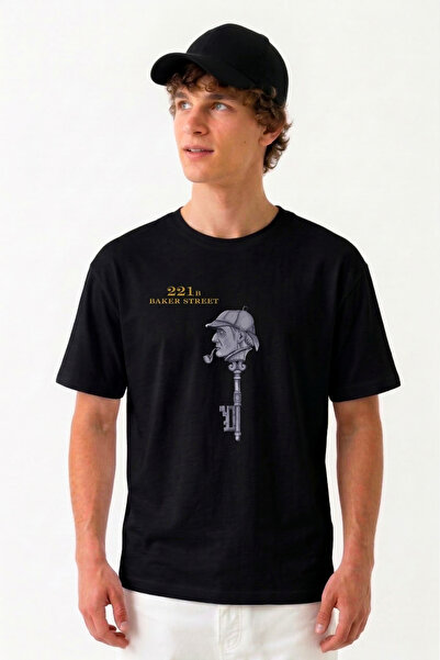 BookOrBook Sherlock 221b Unisex 100% βαρύ βαμβάκι Άνετη εφαρμογή 100% Βαμβάκι...