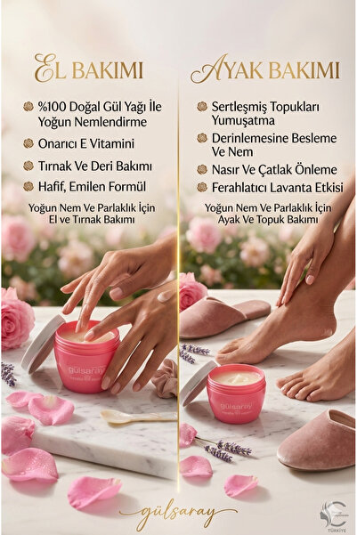 Gülsarayı GÜL ÖZLÜ VAZELİN 100 ML