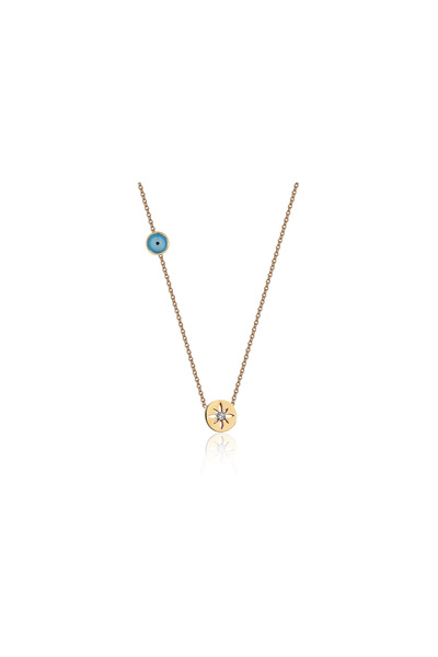 Reis Kuyumculuk Mineli Kutup Yıldızı Kolye