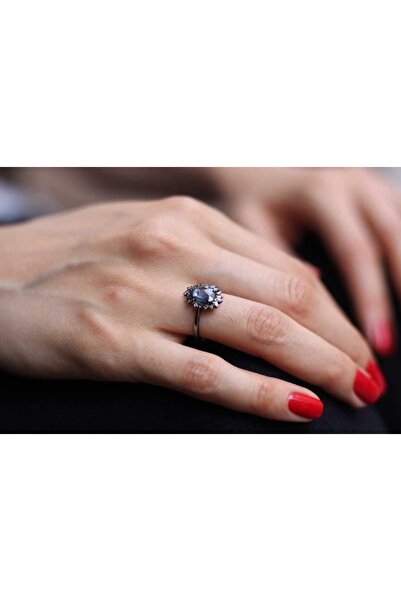 Reis Kuyumculuk Safir ve Karışık Baget Yüzük