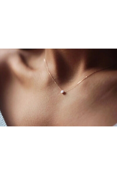 Reis Kuyumculuk Tek Taş 0.10 Karat Pırlanta Kolye