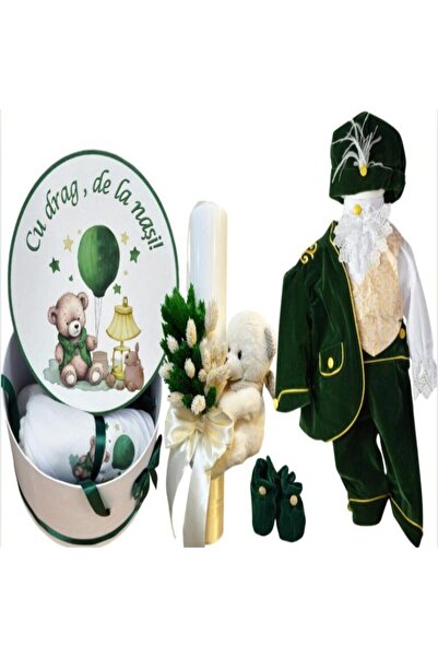 Hainute Magice Trusou botez baieti – Beautiful Baby Baptism Set