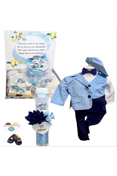 Hainute Magice Trusou botez baieti – Pure-hearted Baby Set