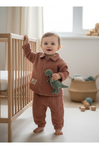 Pufiko Kids Muslin Baby Boy Set