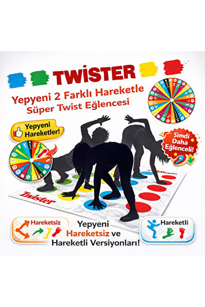 Dori Toys Twister Master Denge Zeka Ve Akıl Oyunları Eğlenceli Aile Aktivite ...