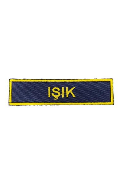 SINGLE SWORD Asayiş Nakış Isimlik 2 Adet