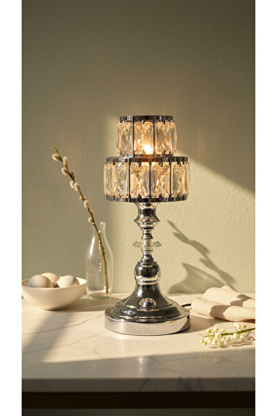 365GUNSERİSONU مصباح طاولة عاكس الضوء من الكريستال المتعدد المزخرف الحديث من ...