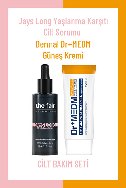 the fair. Yaşlanma Karşıtı Kolajen Serum ve Güneş Kremi Set