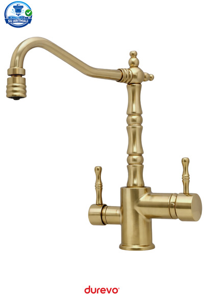 DUREVO SU ARITMALI Rustik Vitange Mutfak Bataryası Zen Design- Oynar Başlıklı...