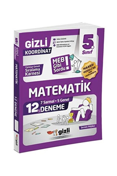 Gizli Yayınları 5. Sınıf Matematik 12'li Deneme-MEB Gibi Sordu