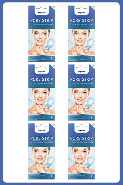 StopEver Pore Strip Siyah Nokta Plasteri ( 6 X 6 ) (TEA TREE) | Siyah Nokta K...