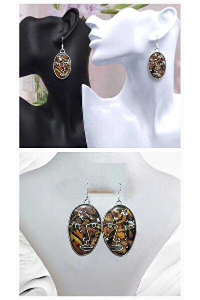 Dodemert Home Coffee Love Polymer Clay & Epoxy Design Earrings (Stainless Ste...