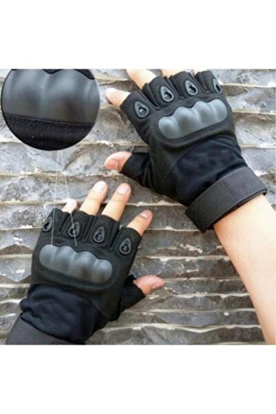 Blackhawk Tactical Gloves Boneless Half Finger Black Gloves Black m