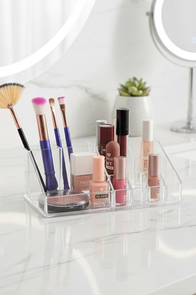 F BLACKSTONE Cosmetic Organizer Makeup Jewelry Organizer Pen Holder Lipstick Holder Note Holder