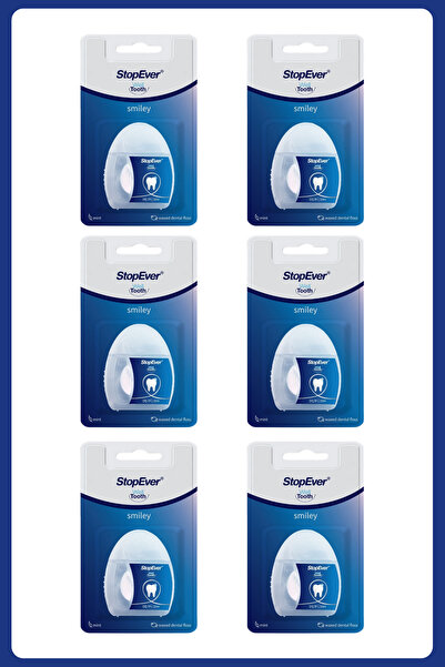 StopEver Well Tooth Smiley Diş Ipi 6 Adet (6x50 Metre)