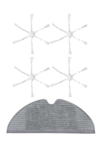 Roborge Xiaomi Vacuum Mop 2 - Robot aspirator, set de 5 piese de schimb (STYT...