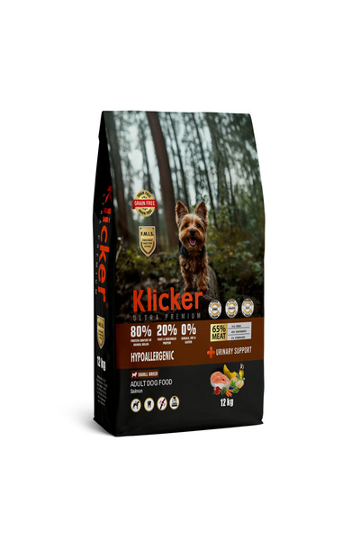 klicker Mini Irk Yetişkin Köpek Maması Somonlu 12 kg