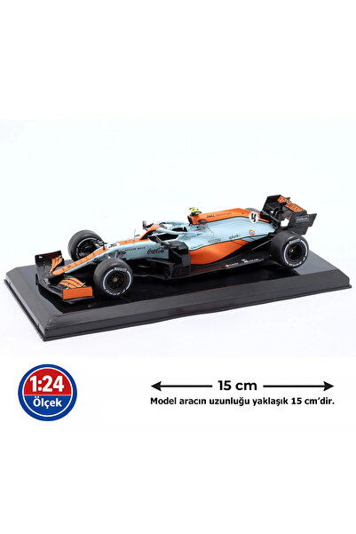 Atlas 1:24 Ölçek Mclaren MCL35M #4 Lando Norris 3rd Monaco GP 2021 F1 Diecast...