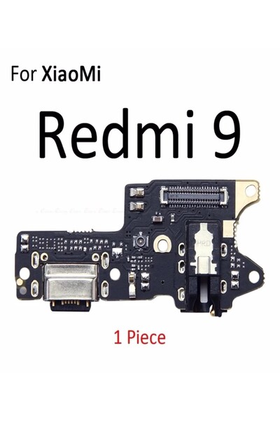 Genel Markalar Xiaomi Redmi 9 Mikrofonlu Hızlı Şarj Soket Bordu Tam Kalite Iç...