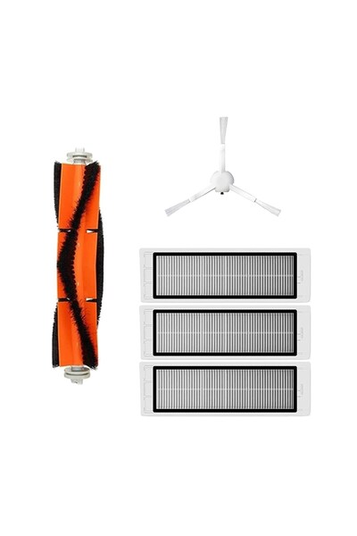 Roborge مجموعة قطع غيار متوافقة مع مكنسة Xiaomi Trouver LDS الروبوتية مكونة م...