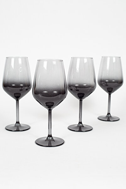 Rakle New Iconic 4'lü Kadeh Seti Füme 490 cc