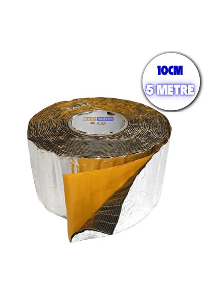 SLCMARKETİM Araç Oto Ses Isı Yalıtım Bandı 3mm x 10cm x 5metre Alüminyum Foly...