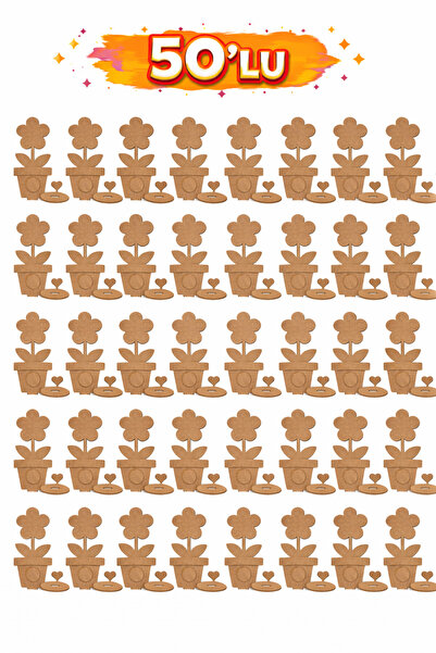 Tuvalia Boyanabilir Bahar çiçekleri saksısı Okul Anaokulu Kreş Aktivite Ektin...