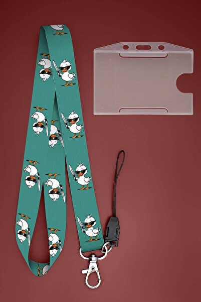 Apptakı Katil Ördek Boyun İpi Boyun Askı İpi Boyun Askısı ve Kartlık - ASS0029