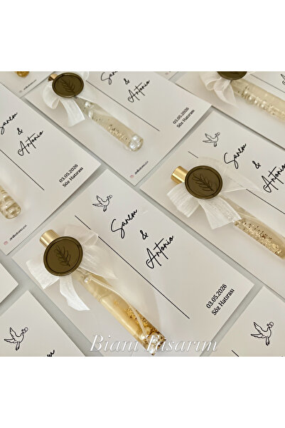 Anı Kutusu Nişan,Nikah,Düğün,Söz, Doğum Günü Hediyelik Kartlı Sprey Kolonya K...