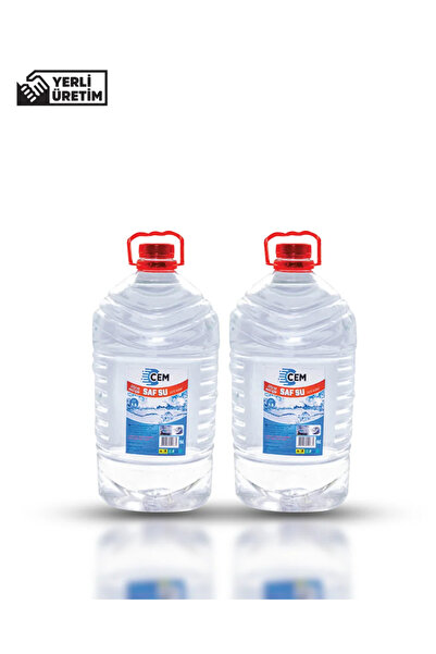Cem Car Care Saf Su Ütü Ve Akü Suyu 5 Lt 2'li Avantaj Paket