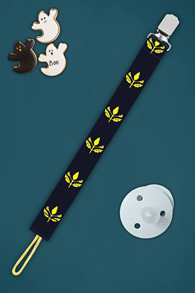 Apptakı Yaprak Desenli Bebek Emzik Askısı Emzik Zinciri Emzik Tutacağı Emzirm...