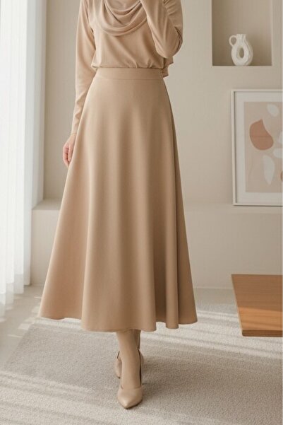 HİJABAYA Importat material elastic crep Țesătură la kilogram fustă cu croială...