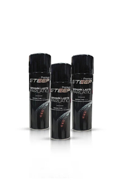 STEEP Seramik Lastik & Tampon Parlatıcı Sprey 3 Adet 500ml