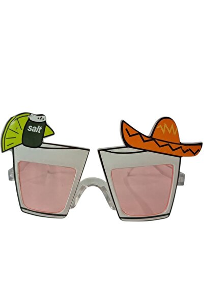 partidolu نظارات حفلات التيكيلا من الزجاج الوردي الناعم على الطراز الهاواي