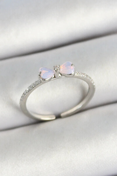 Clariss خاتم نسائي قابل للتعديل مصنوع من النحاس وحجر الزركون باللون الذهبي EB...